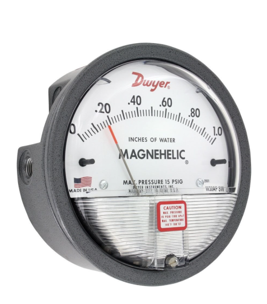 Filter pressure drop
