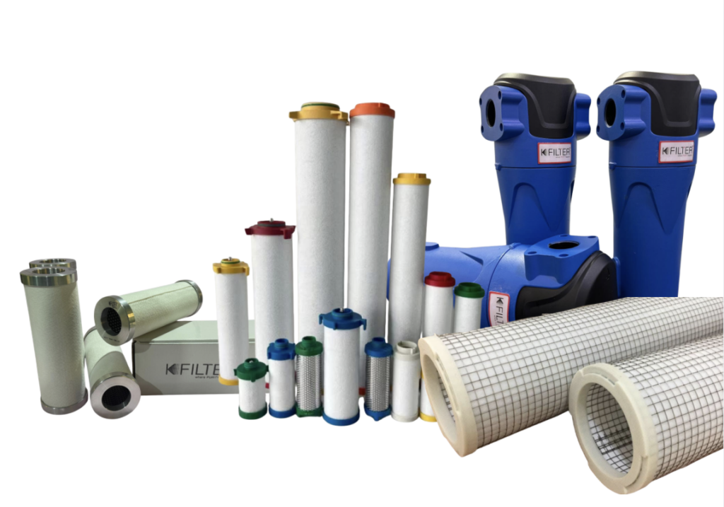 Oil Vapor adsorbing filter precision compressor line filter