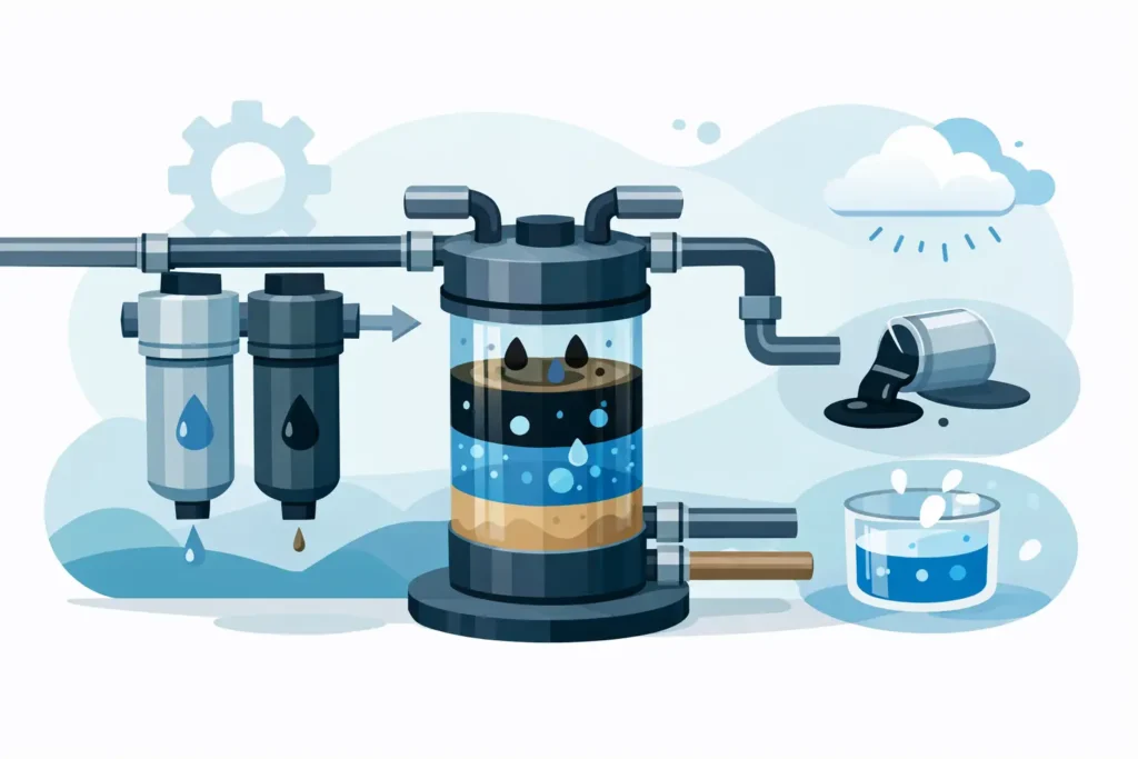 Compressed Air Oil Water Separator Selection