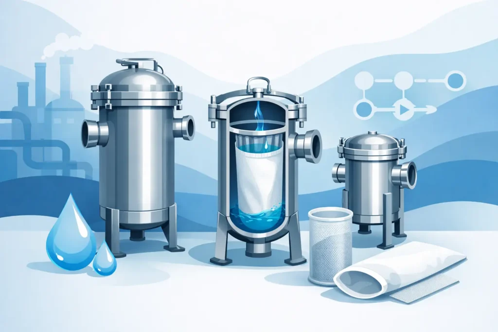 Liquid Filter Bag Housing Selection for Process Duty